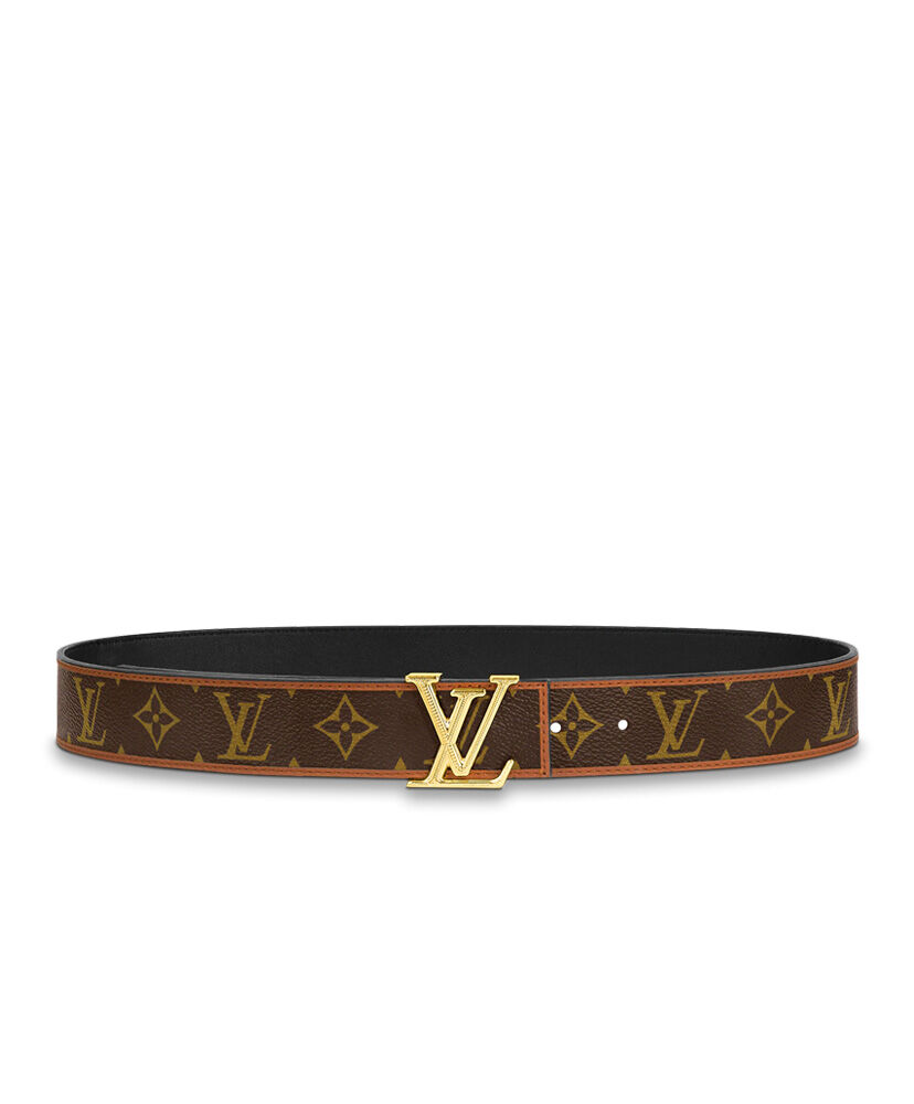 Louis Vuitton Belt LV Chain 30mm Reversible Belt Brown