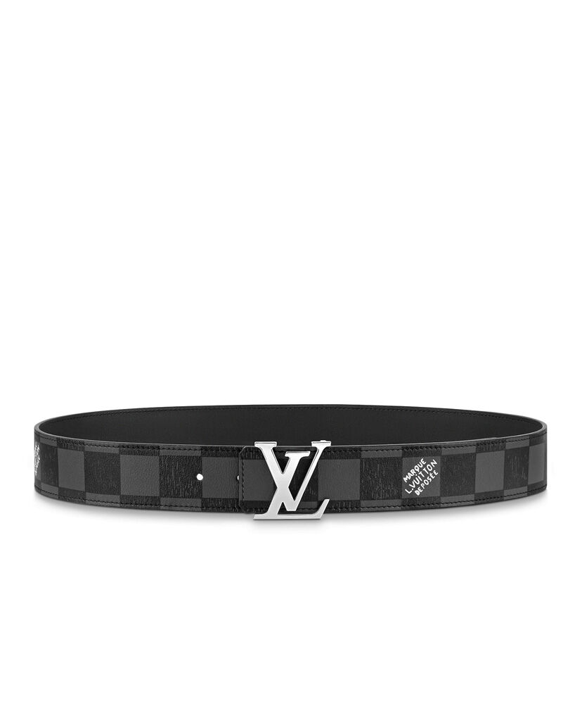 Louis Vuitton Belt LV Initials 40mm Reversible Belt Black