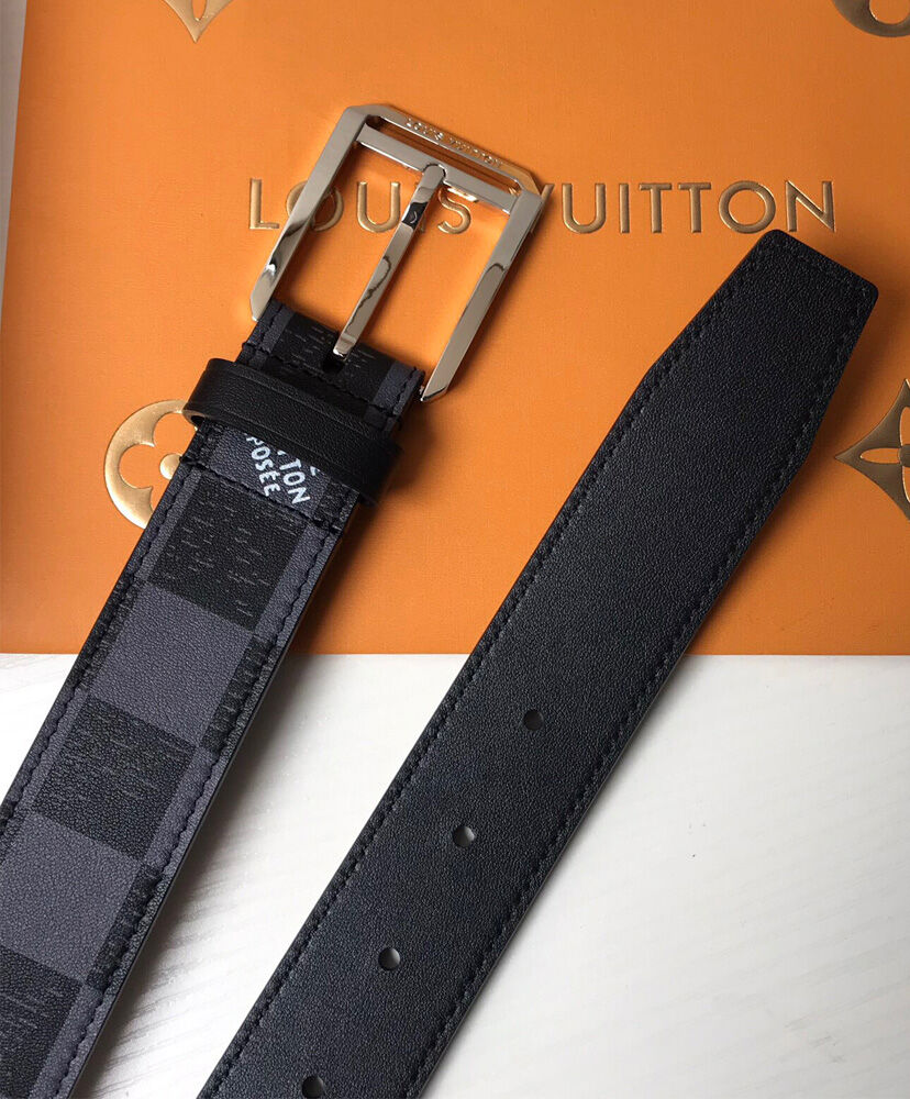 Louis Vuitton Belt Architect 35mm Belt Black