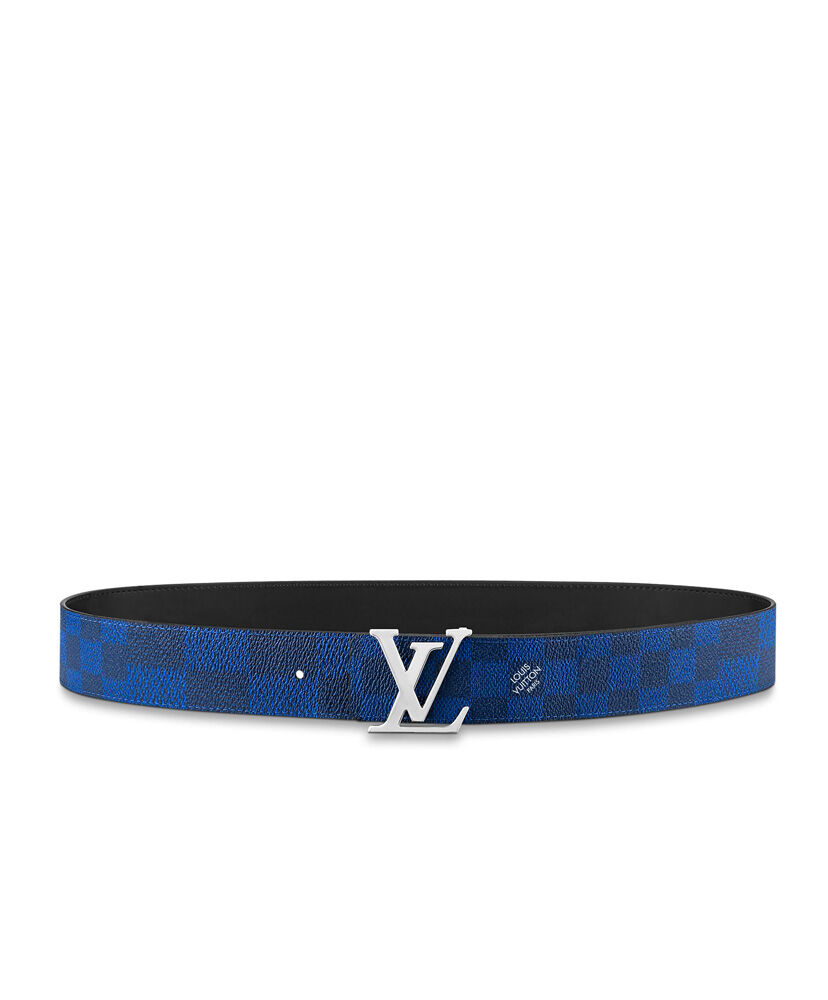 Louis Vuitton Belt Initiales 40mm Reversible Belt M0342Q Blue