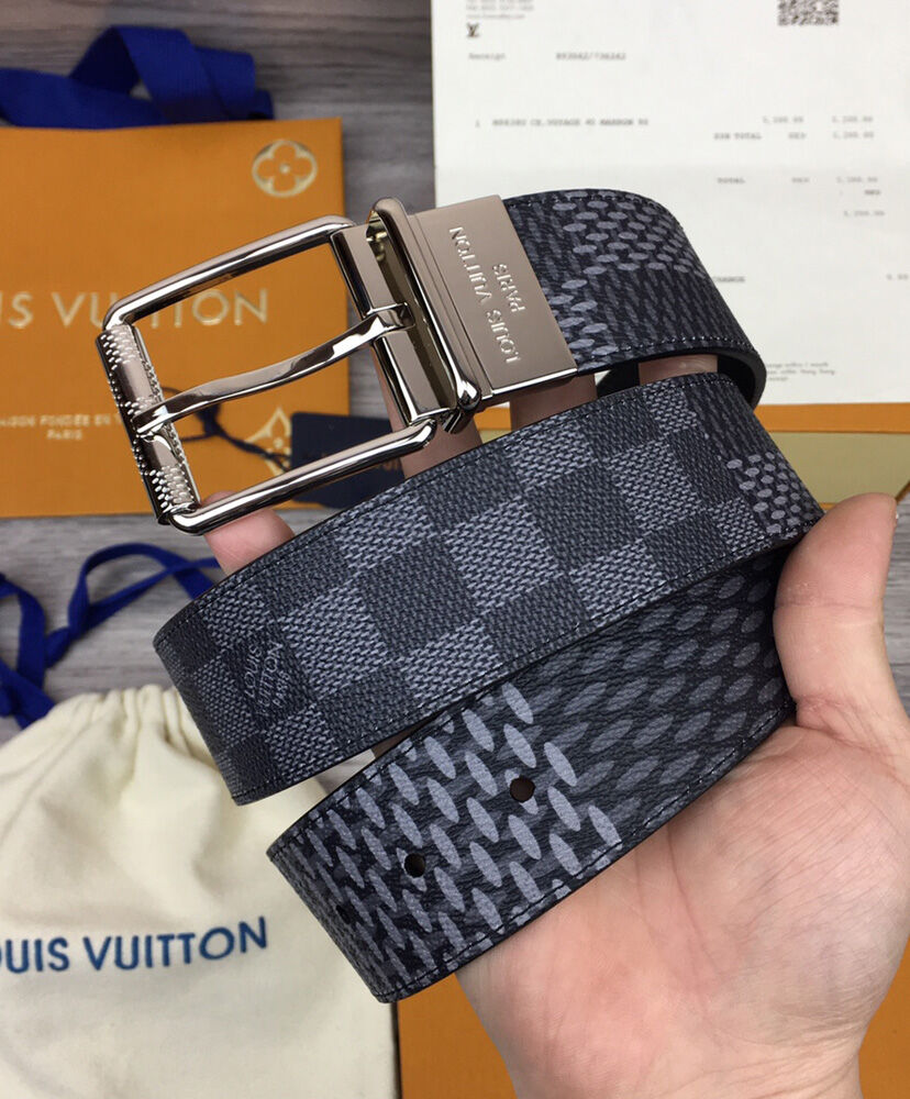 Louis Vuitton Belt LV Initiales 40mm Black