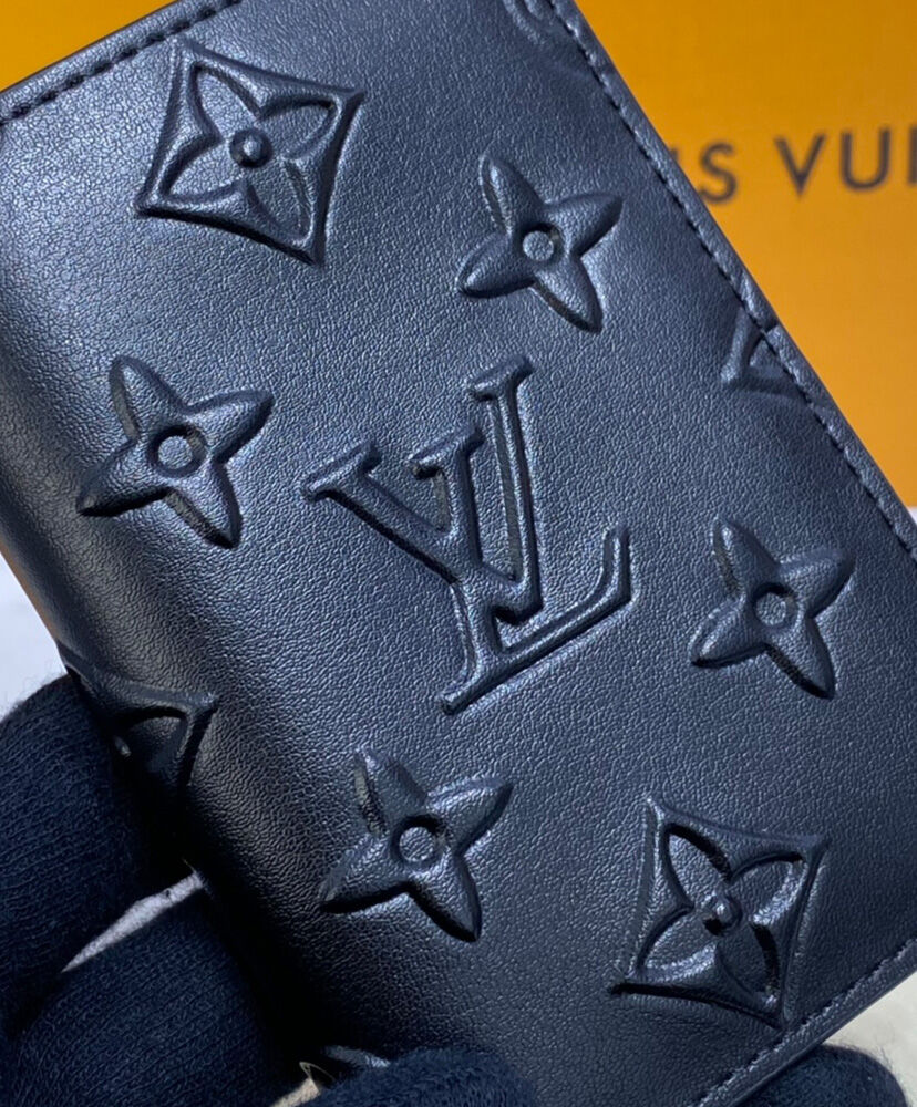 Louis Vuitton Wallet Pocker Organizer Slender M80508 Black