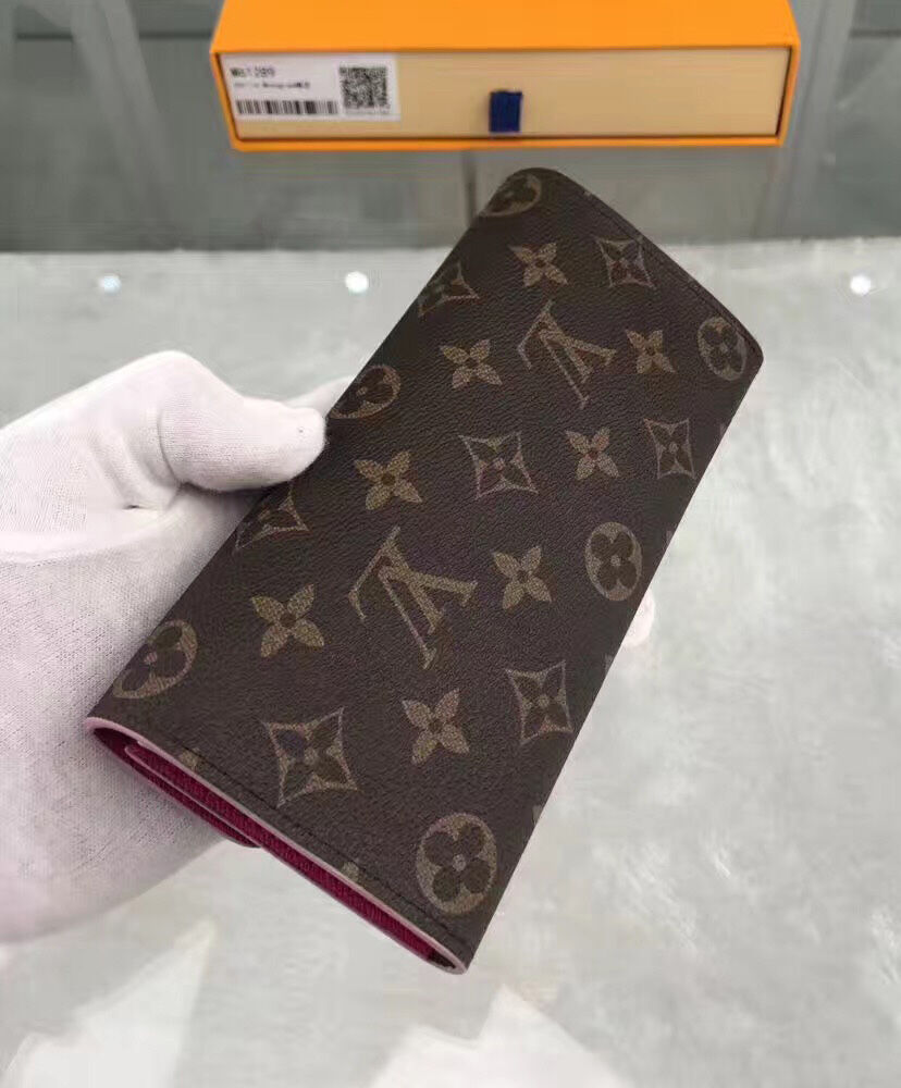 Louis Vuitton Wallet Emilie Wallet M64202 Peachblow