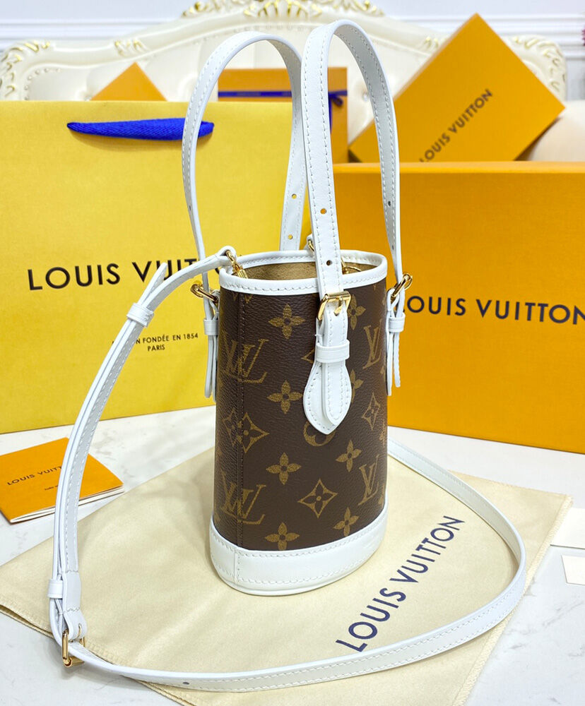 Louis Vuitton Nano Bucket White