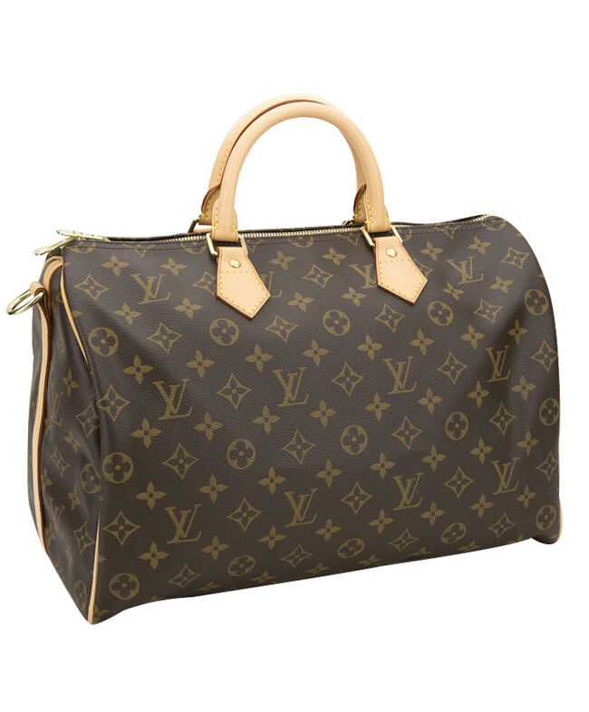 Louis Vuitton monogram speedy M40392 Brown