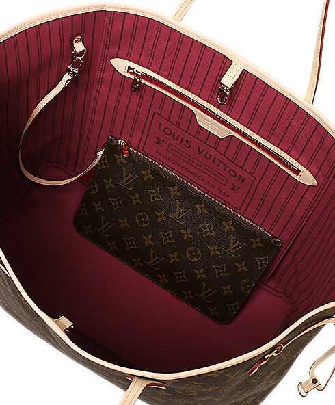 Louis Vuitton Monogram Neverfull M40991 Red