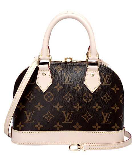 Louis Vuitton Monogram Canvas Alma Shoulder Bag M53152 Brown