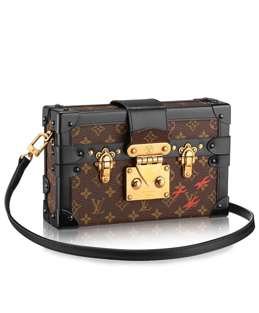 Louis Vuitton Monogram Petite Malle w Tags M50013 Brown - Click Image to Close