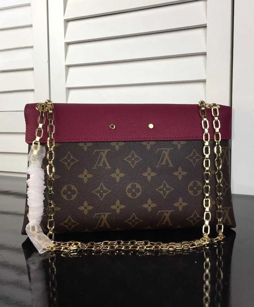 Louis Vuitton Monogram Canvas Pallas Chain Havane M41201 Mauve