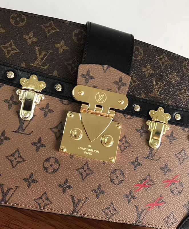 Louis Vuitton Trunk Clutch M43596 Brown