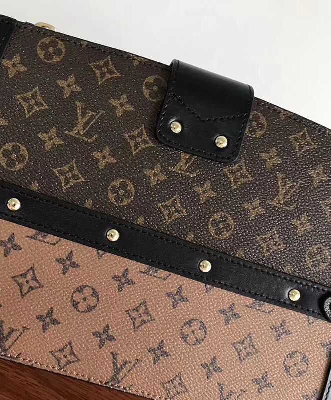 Louis Vuitton Trunk Clutch M43596 Brown