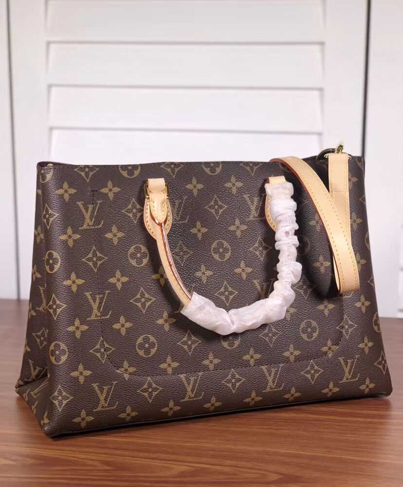 Louis Vuitton Flower Tote M43551 Brown