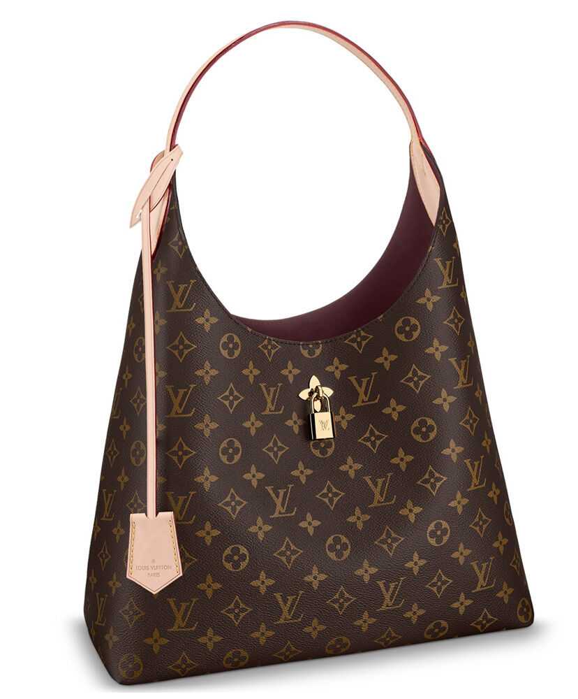 Louis Vuitton Flower Hobo M43545 M43546 M43547 Brown - Click Image to Close