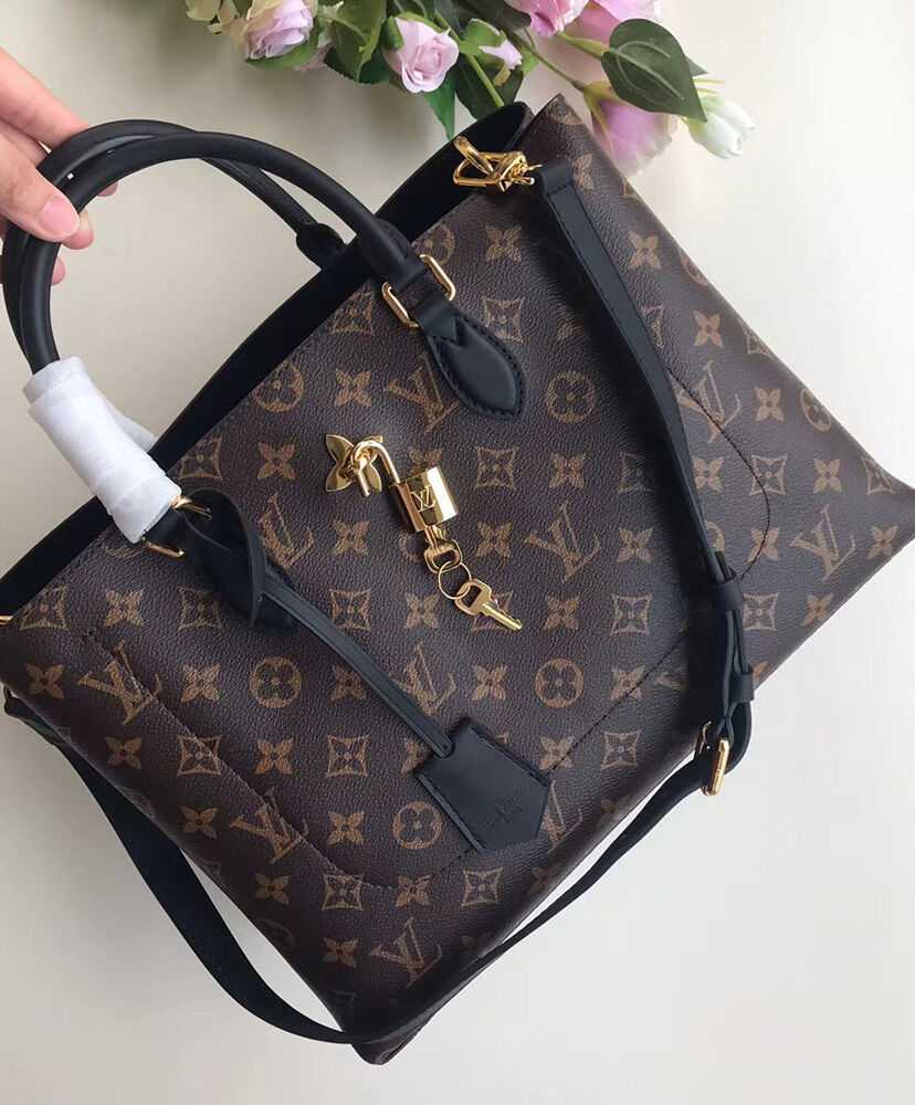 Louis Vuitton Flower Tote M43550 Black