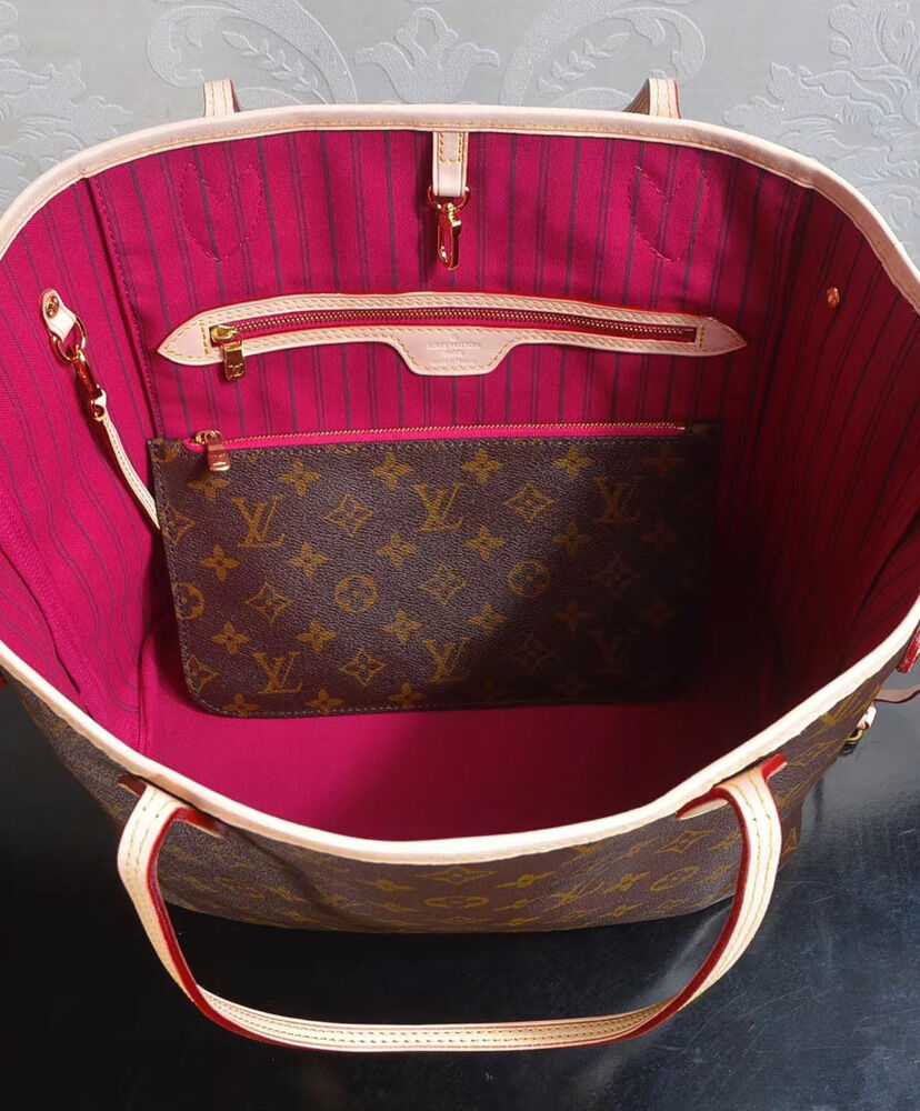 Louis Vuitton Neverfull MM M41178 M50366 Peachblow