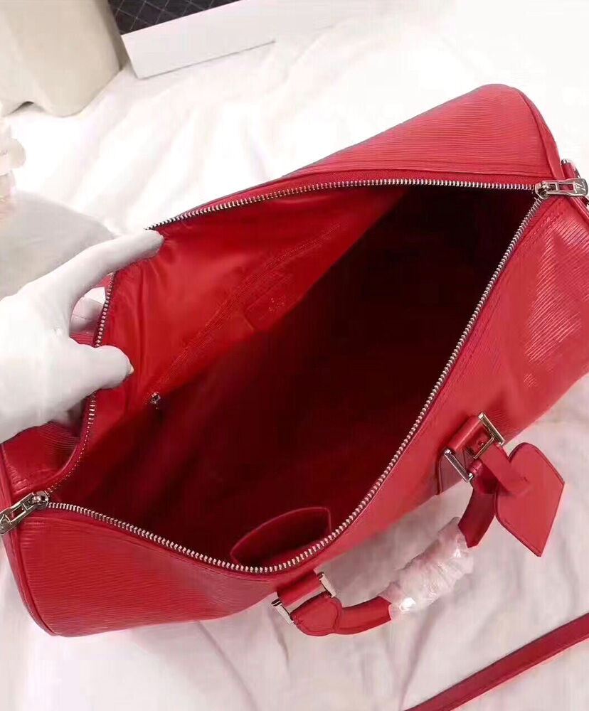 Louis Vuitton X Supreme Epi Keepall Bag Red