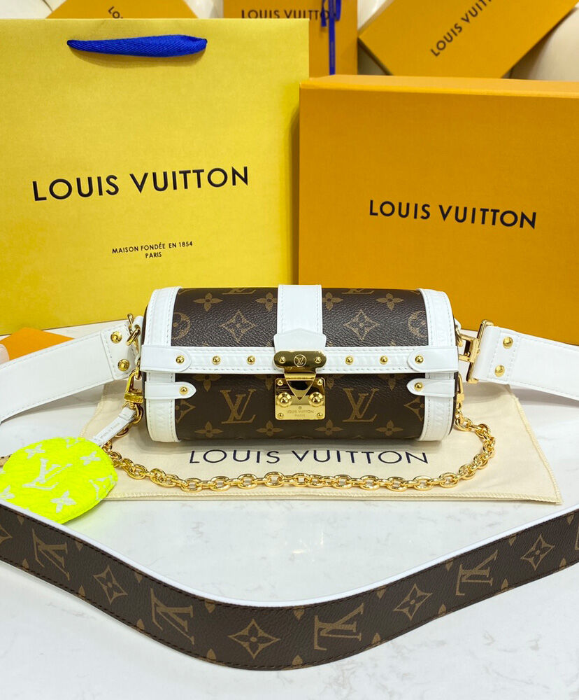 Louis Vuitton Papillon Trunk White