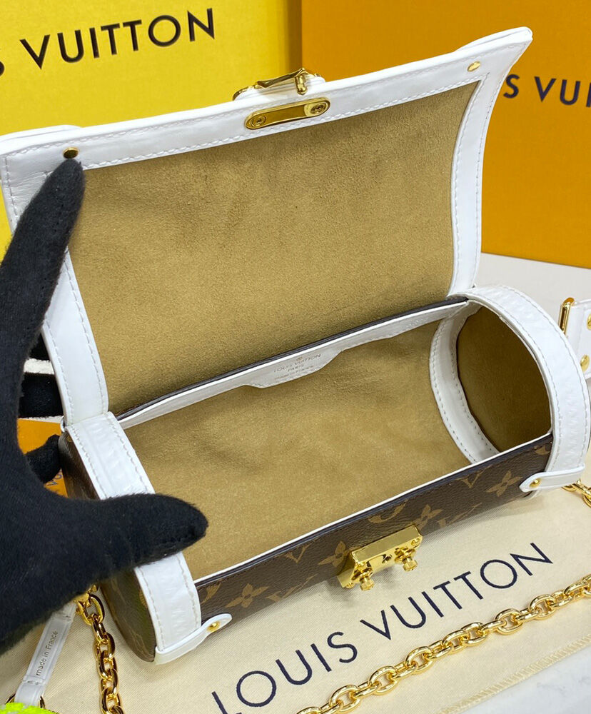 Louis Vuitton Papillon Trunk White