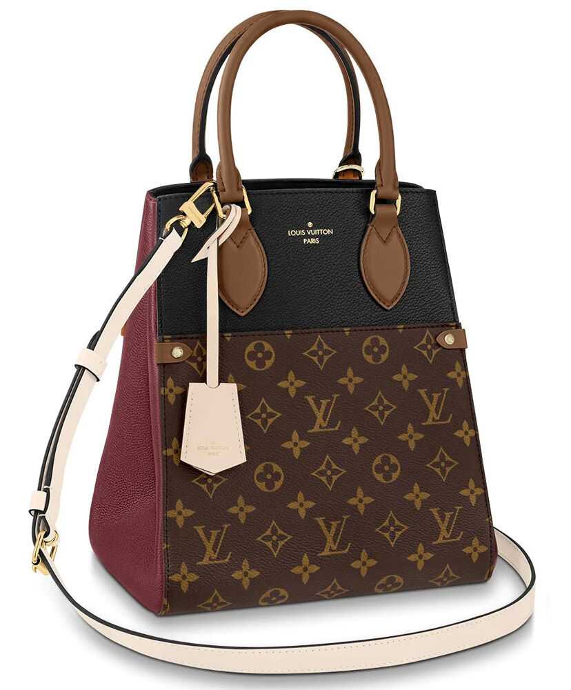 Louis Vuitton Fold Tote MM M45376 M45409 Black - Click Image to Close