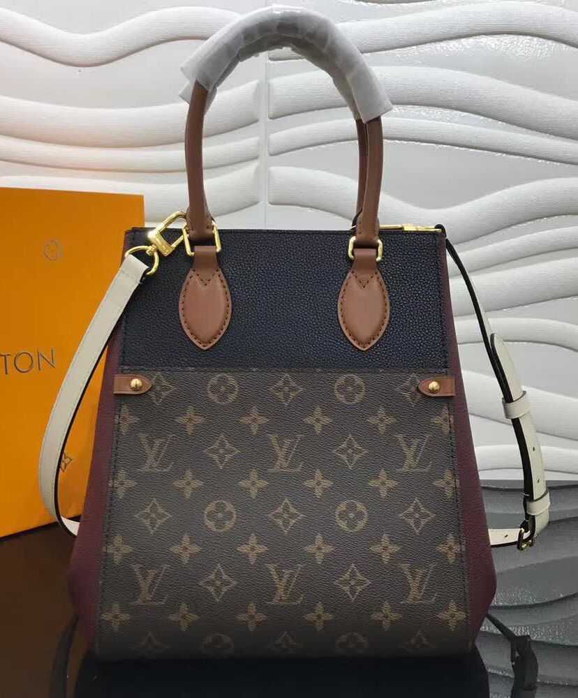 Louis Vuitton Fold Tote MM M45376 M45409 Black