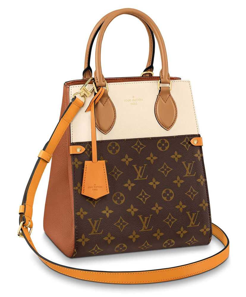 Louis Vuitton Fold Tote MM M45376 M45409 Cream - Click Image to Close