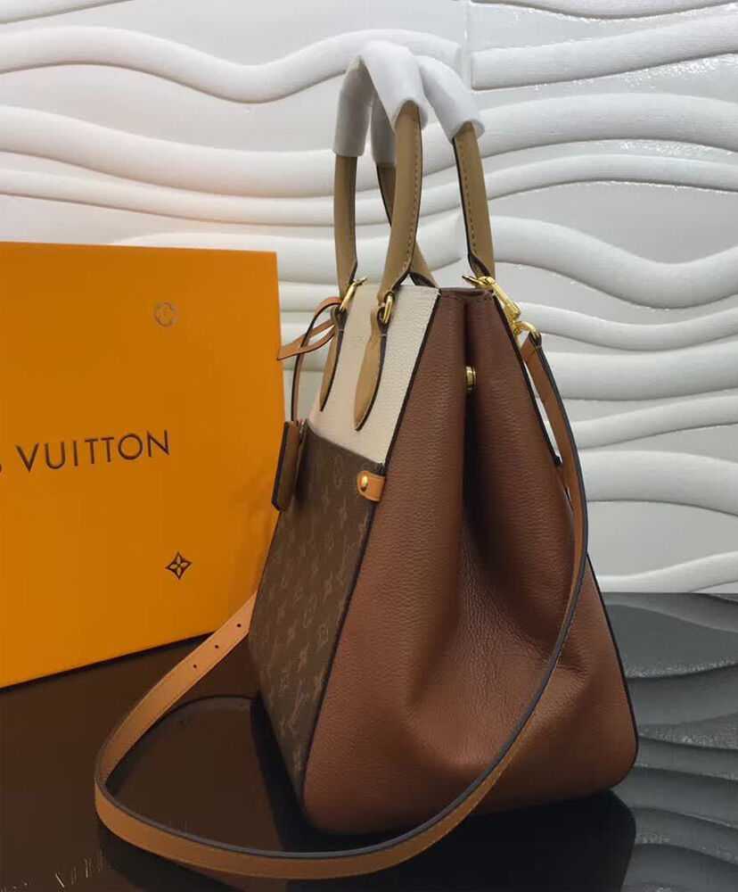 Louis Vuitton Fold Tote MM M45376 M45409 Cream