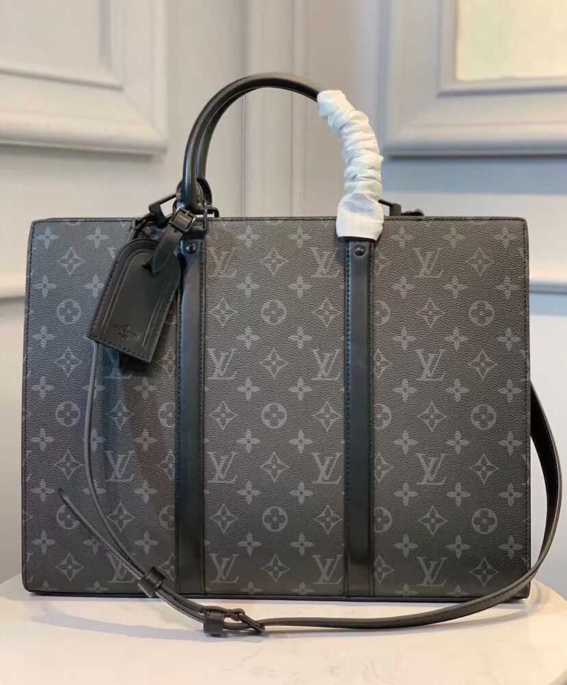 Louis Vuitton Sac Plat Horizontal Zippe M45265 Black