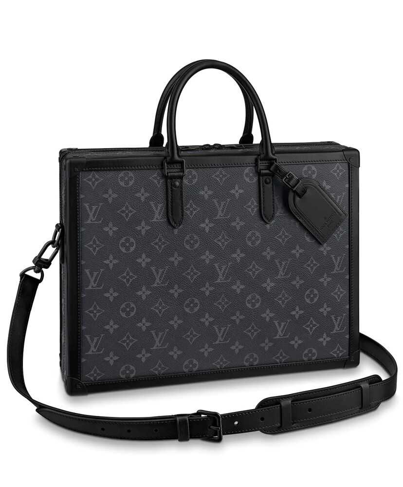 Louis Vuitton Soft Trunk Briefcase M44952 Black - Click Image to Close