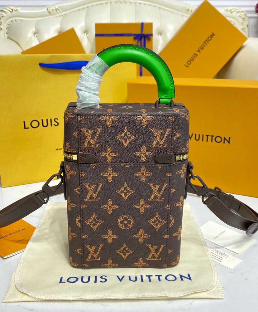 Louis Vuitton Vertical Box Trunk M59664 Brown