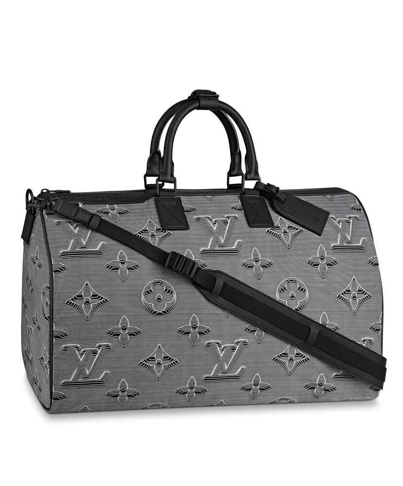 Louis Vuitton Reversible Keepall Bandouliere 50 M44939 Gray - Click Image to Close