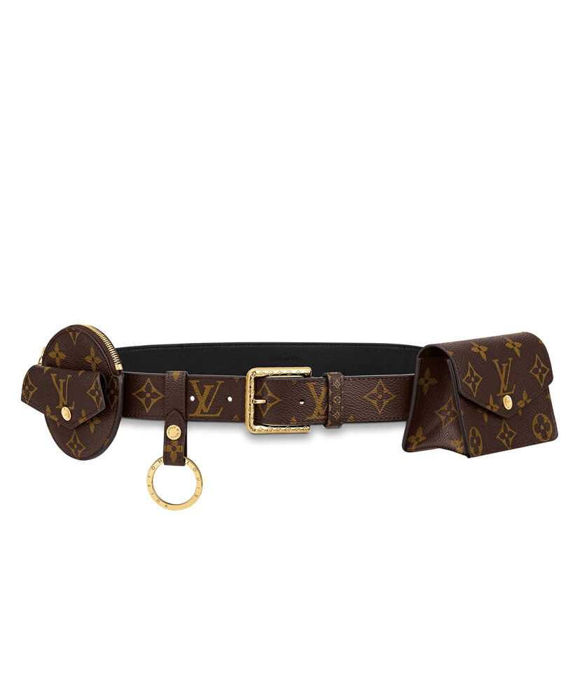 Louis Vuitton Daily Multi Pocket 30mm Belt M0236Y Brown - Click Image to Close