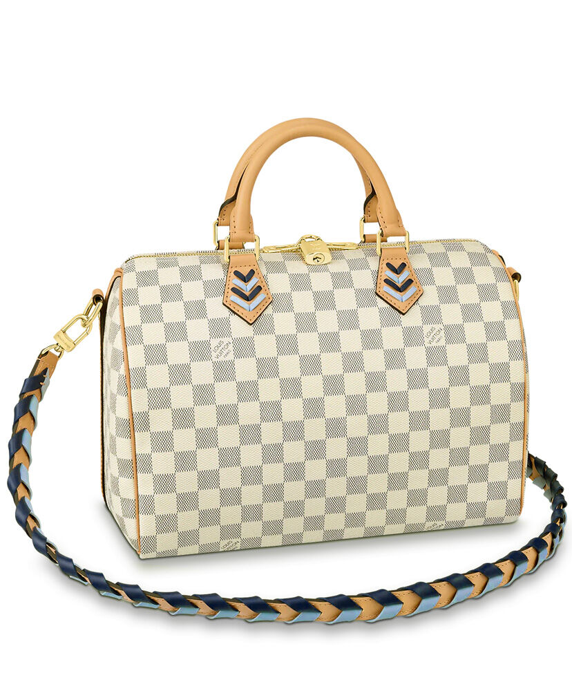 Louis Vuitton Speedy Bandouliere 30 N50054 White