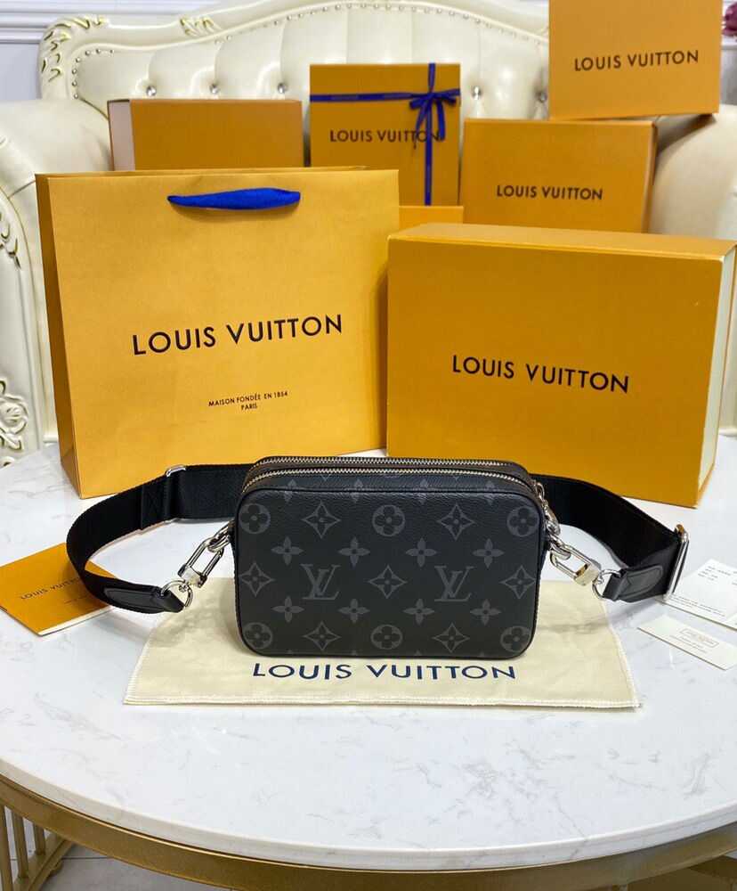 Louis Vuitton Alpha Wearable Wallet M80741 Black