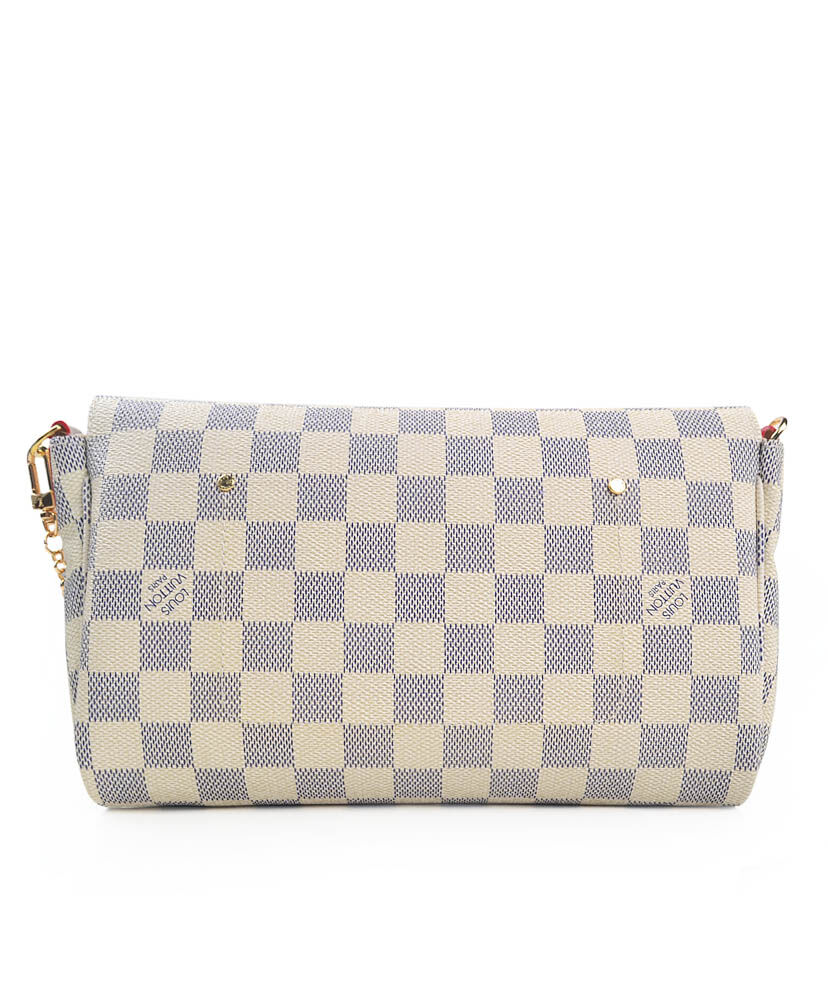 Louis Vuitton Damier Eva Clutch N41275 White