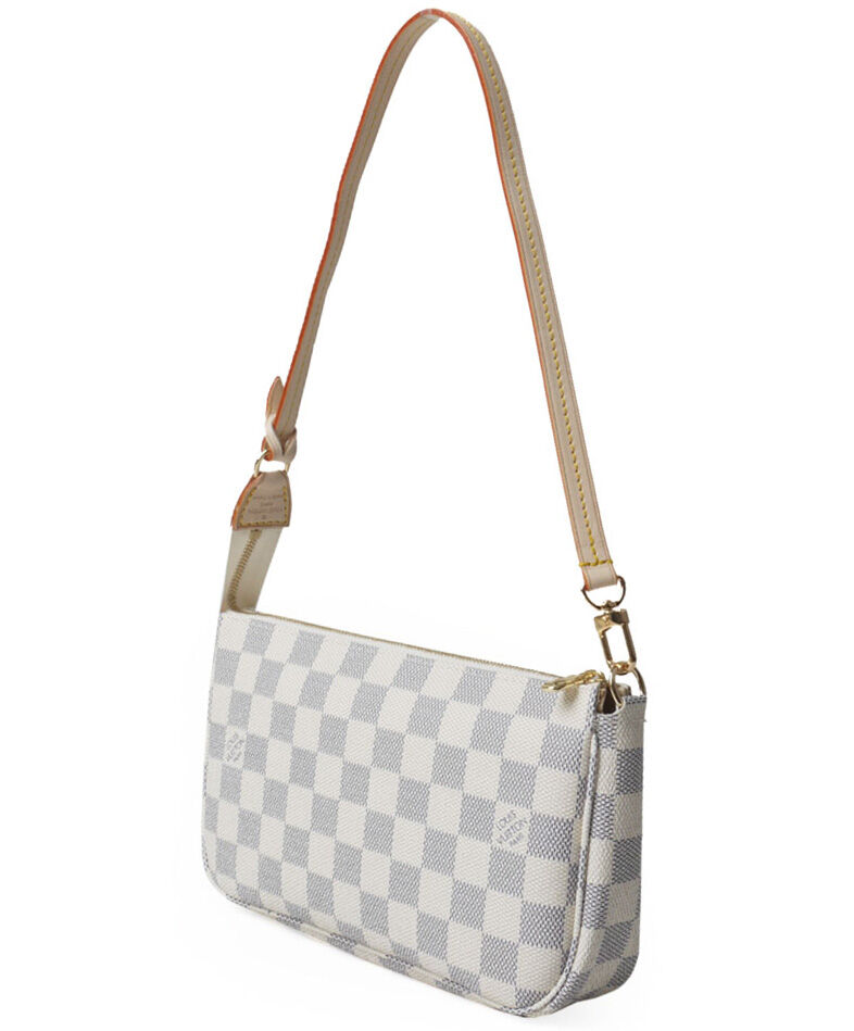 Louis Vuitton Damier Pochette Accessories N41207 White