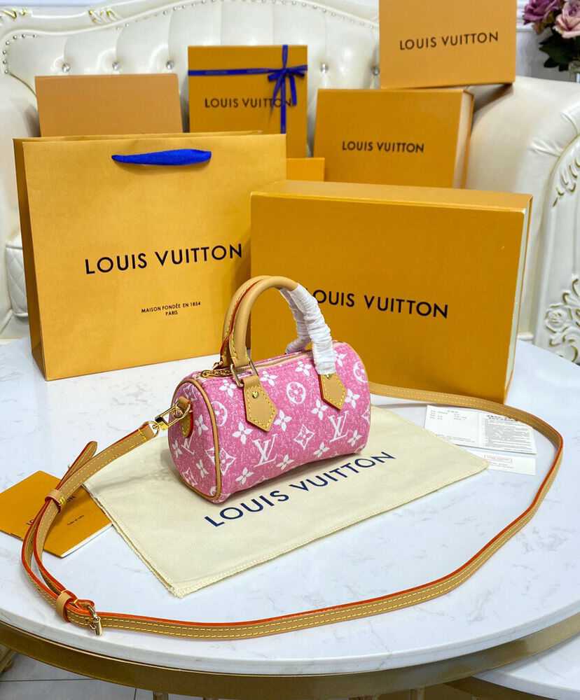 Louis Vuitton Nano Speedy M81168 M81213 Pink