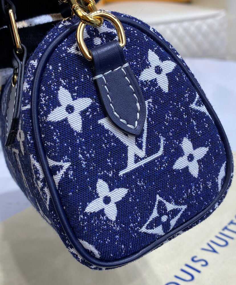 Louis Vuitton Nano Speedy M81168 M81213 Blue