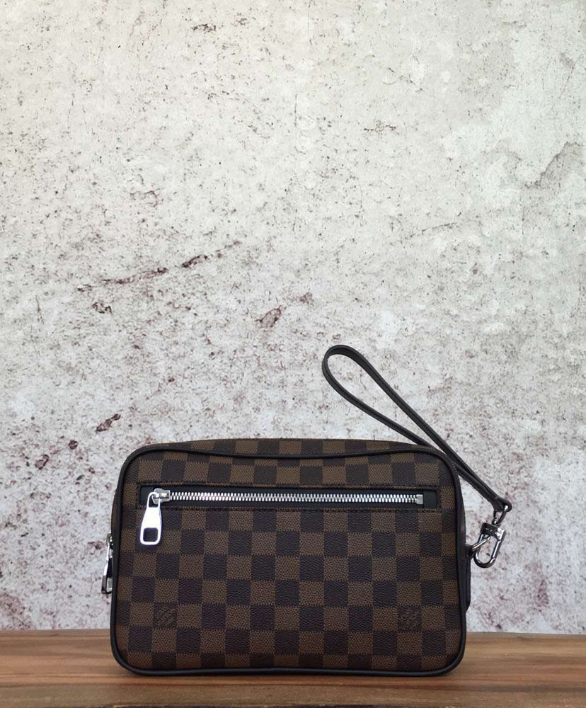 Louis Vuitton Kasai Clutch N41663 Brown