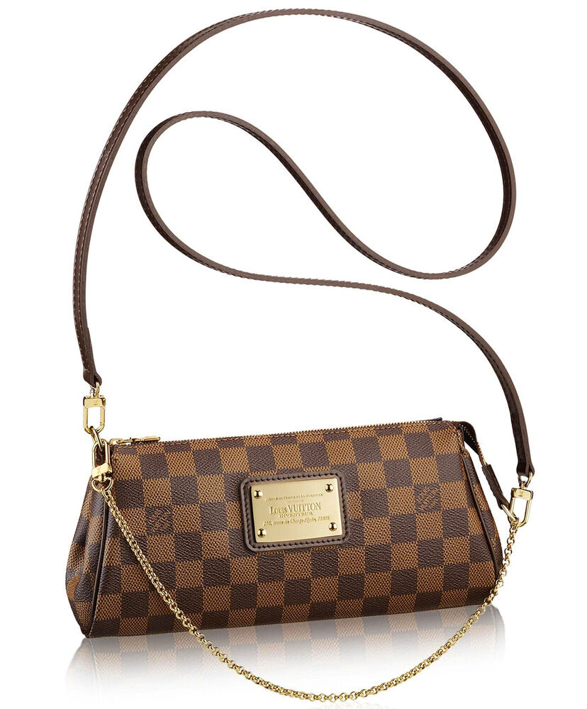 Louis Vuitton Damier Canvas Eva Clutch N55213 Brown