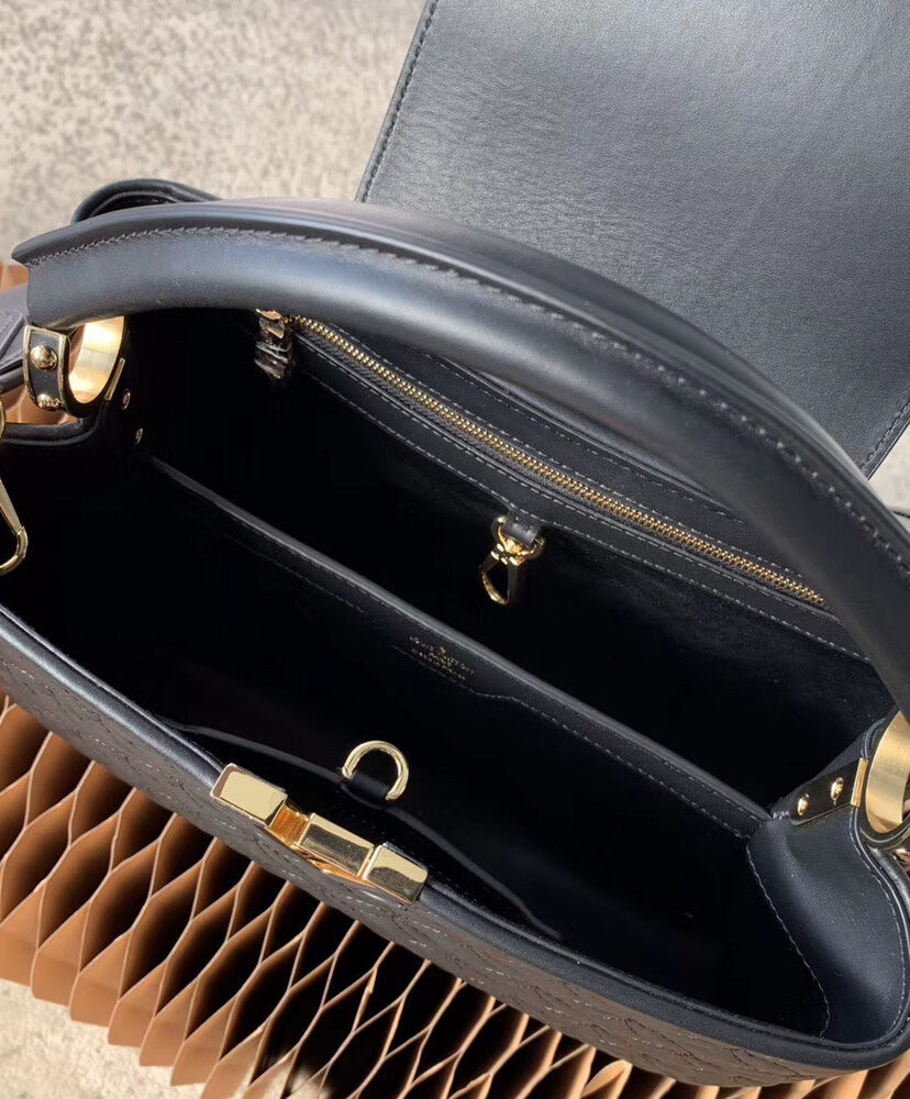 Louis Vuitton Capucines PM M55366 Black