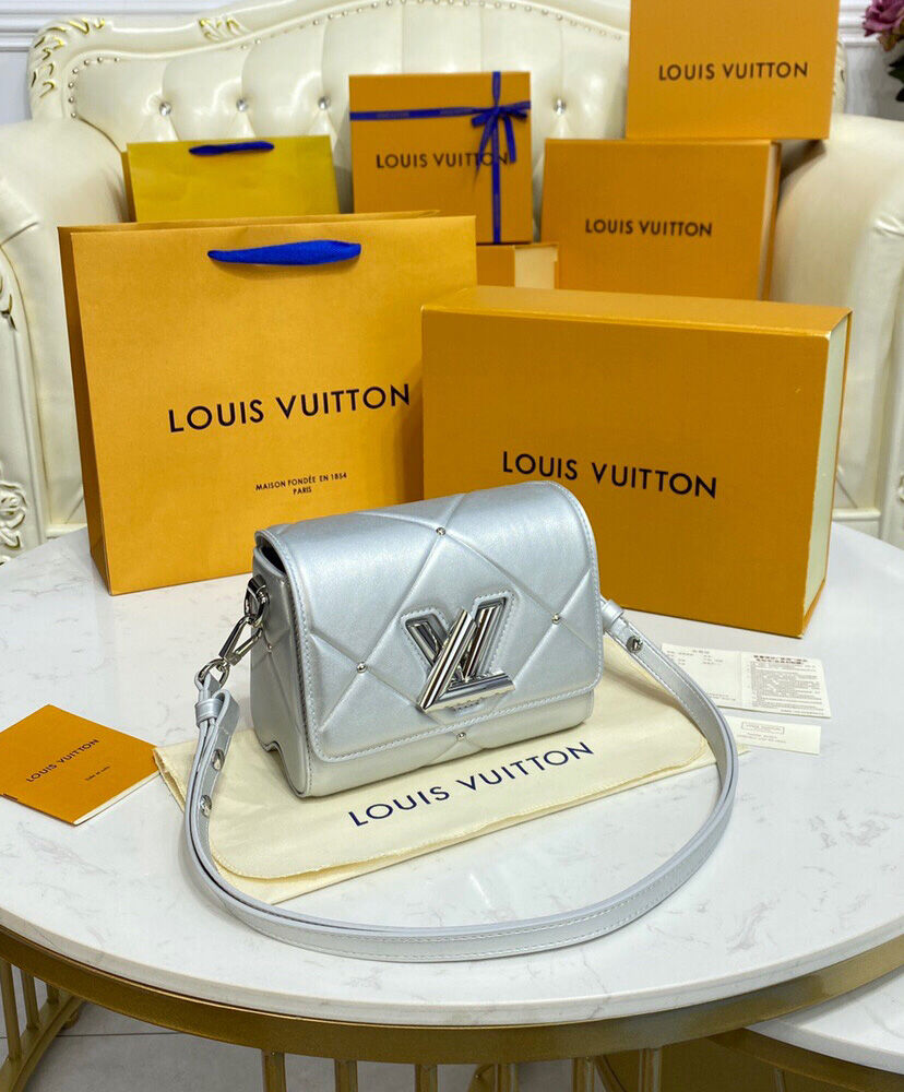 Louis Vuitton Twist MM M59029 M59031 Silver