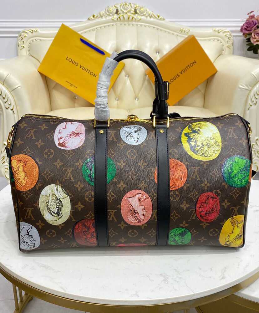 Louis Vuitton Keepall Bandouliere 45 Bag M59261 Brown