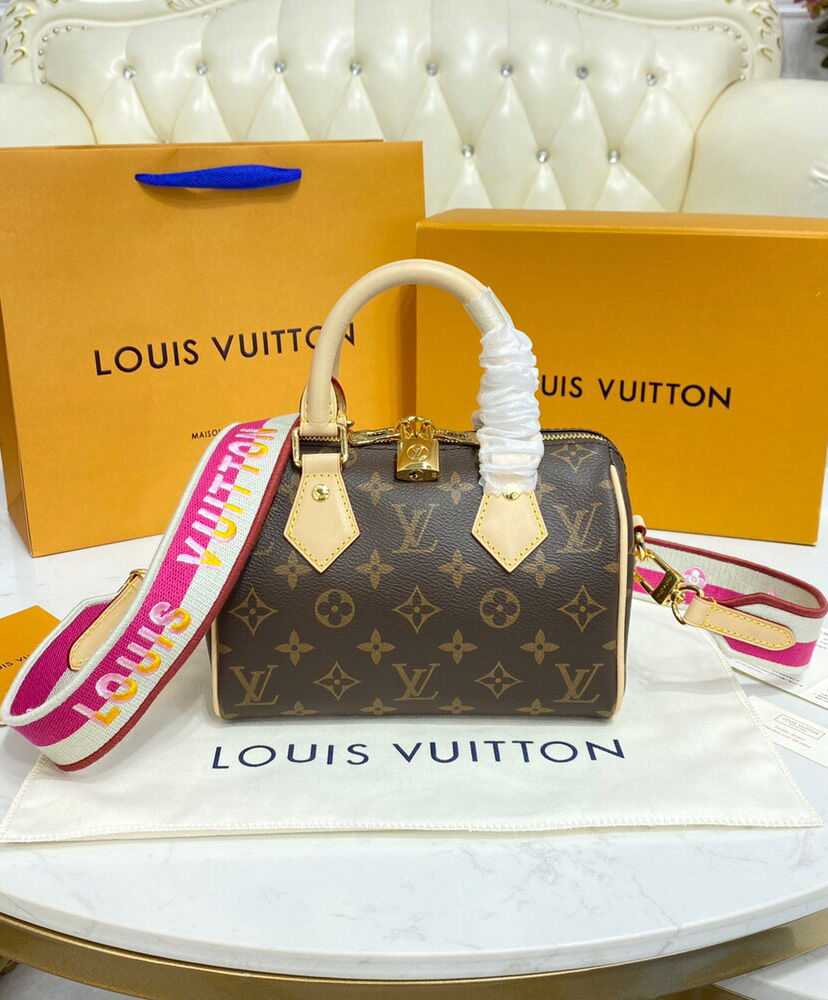 Louis Vuitton Speedy Bandouliere 20 M45948 M45957 Peachblow