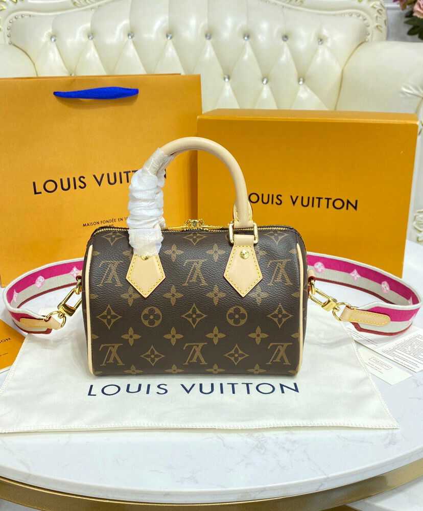 Louis Vuitton Speedy Bandouliere 20 M45948 M45957 Peachblow