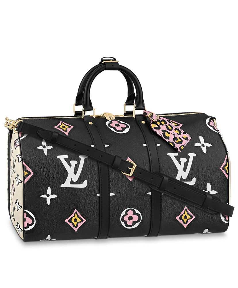 Louis Vuitton Keepall Bandouliere 45 Bag M58656 Black