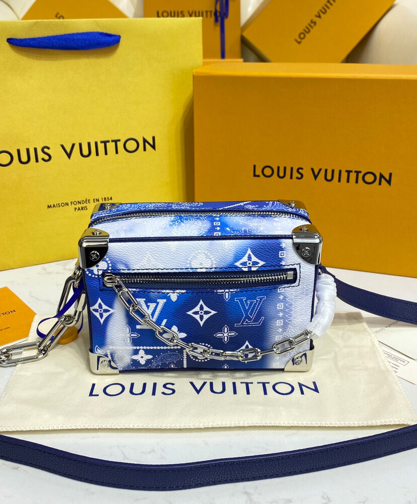 Louis Vuitton Mini Soft Trunk M20557 Blue