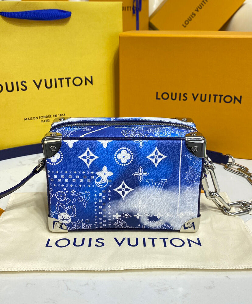 Louis Vuitton Mini Soft Trunk M20557 Blue