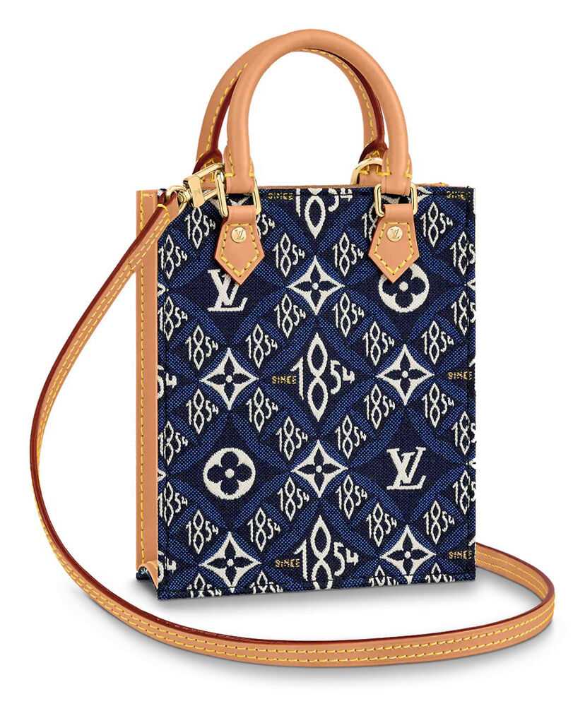 Louis Vuitton Since 1854 Petit Sac Plat M80288 Blue - Click Image to Close