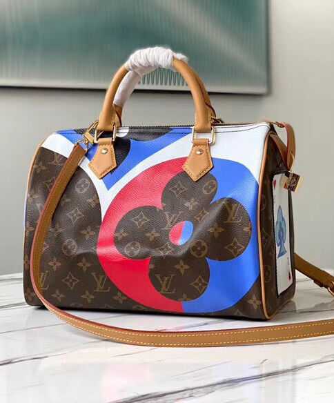 Louis Vuitton Game On Speedy Bandouliere 30 Brown