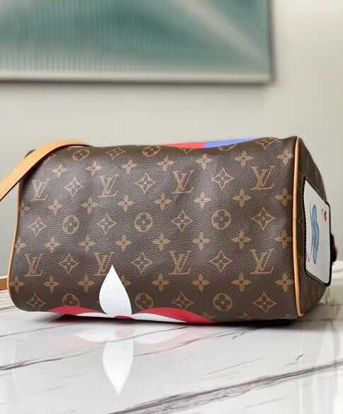 Louis Vuitton Game On Speedy Bandouliere 30 Brown